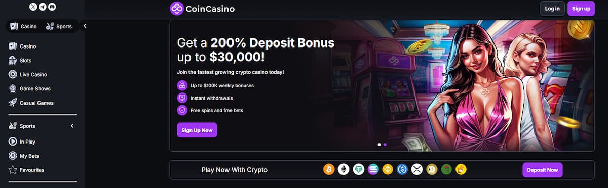 CoinCasino Najlepsze Kasyna Online