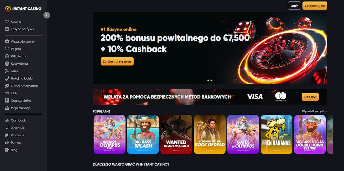 Instant Casino Najlepsze Kasyna Online