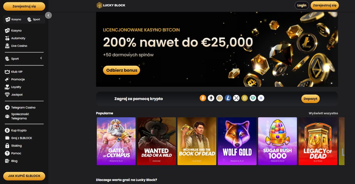 Lucky Block Najlepsze Kasyna Online